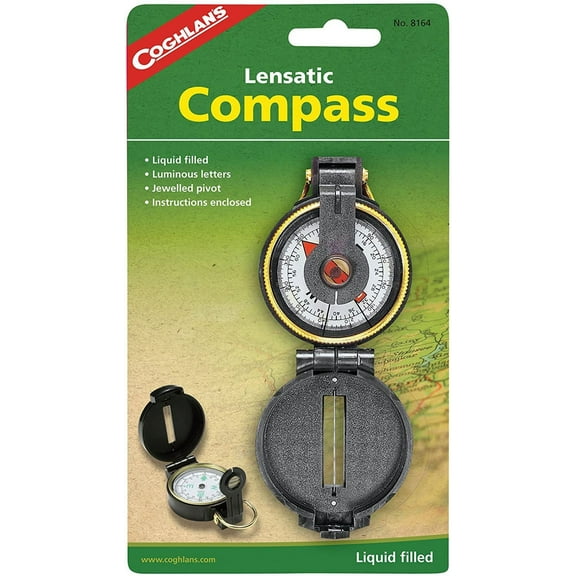 Coghlan's Lensatic Compass 8164 - Analog Navigation Tool
