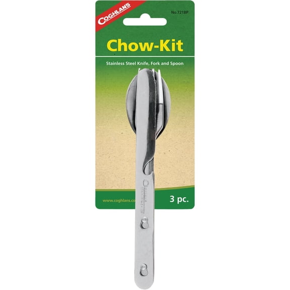 Coghlans Chow Kit Knife, Fork & Spoon Set