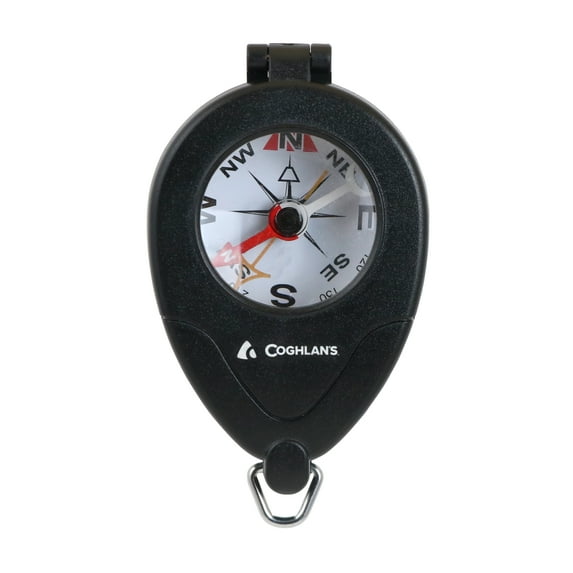 Coghlans Luminous Compass, Liquid-Filled, LED Illuminated Dial, With Protective Case and Magnifier Lid
