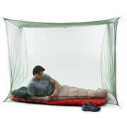 Coghlan's Double Rectangular Mosquito Net – Insect Protection for Camping, Hiking & Travel – Fits Two Sleeping Bags or Cots – Includes Setup Kit & Carry Bag – Green, 63" x 78" x 78"