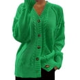 thumbnail image 1 of Cogild Cardigans for Women’s Oversized Knitted Button Up Cardigans with Cable Knitted Button Closure Soft and Sweater for Womens Fall and Winter Cardigans, 1 of 6
