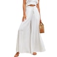 thumbnail image 1 of Cogild Women’s Pants Bohemian Floral Printed Wide Leg Pants with High Waisted Design Summer Beach Vacations Pants for Womens Trousers, 1 of 4