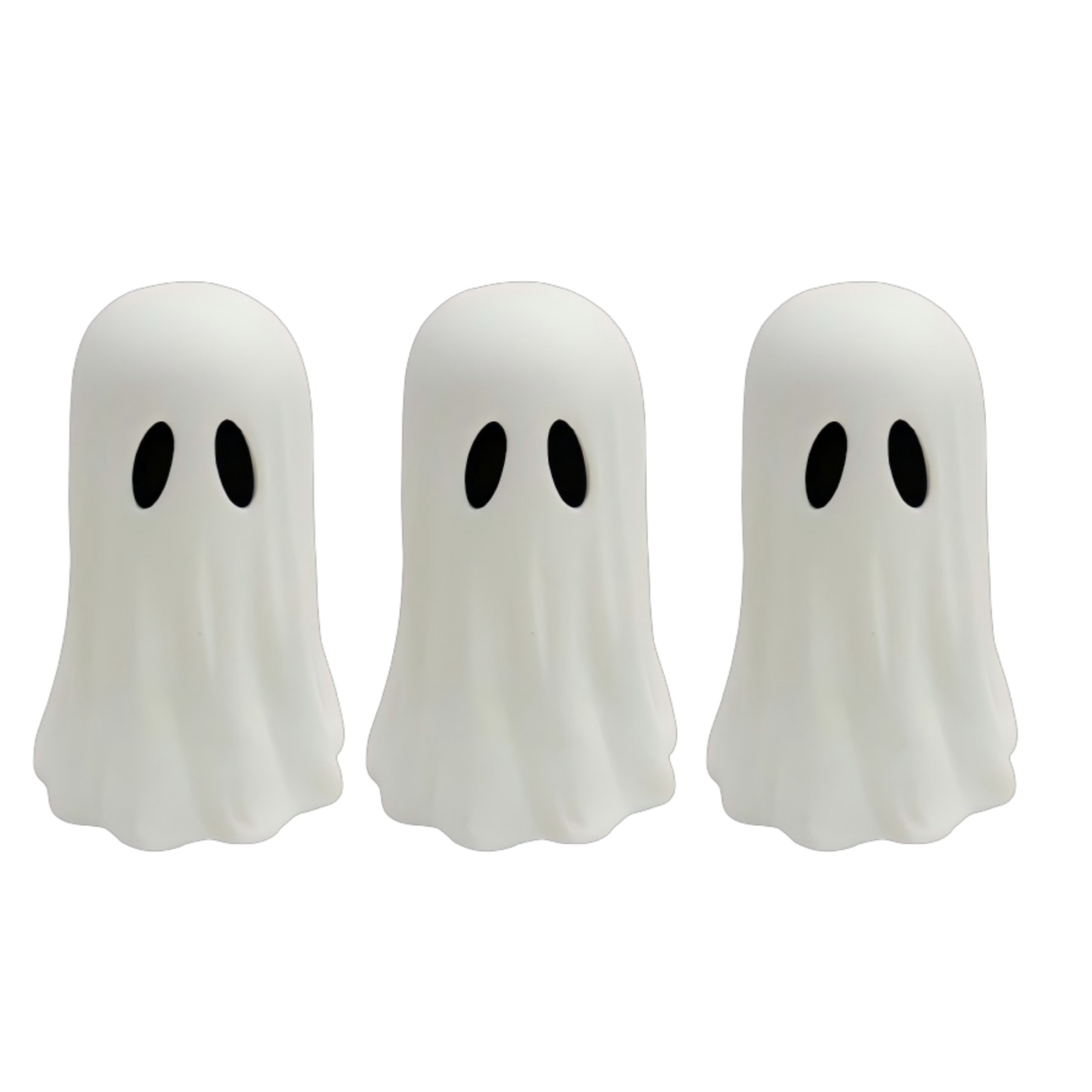 View of Cogleahco Halloween Paper Mache Ghost Tabletop Decor - Paper Mache Ghost Statue, Cute Halloween ...