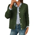 thumbnail image 1 of Coglid Textured Knit Cardigans for Womens with Button-Down Front Classic Design Fall Winter Sweaters for Womens Solid Color Cardignas for Ladies, 1 of 6