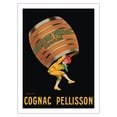 thumbnail image 1 of Cognac Brandy - Pellisson Père & Co. - Vintage France Advertising Poster by Leonetto Cappiello c.1907 - Fine Art Matte Paper Print (Unframed) 24x32in, 1 of 4
