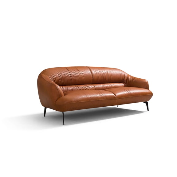 Cognac Leather Appearance - Multiple Indoor Spaces, Elegant Ambiance
