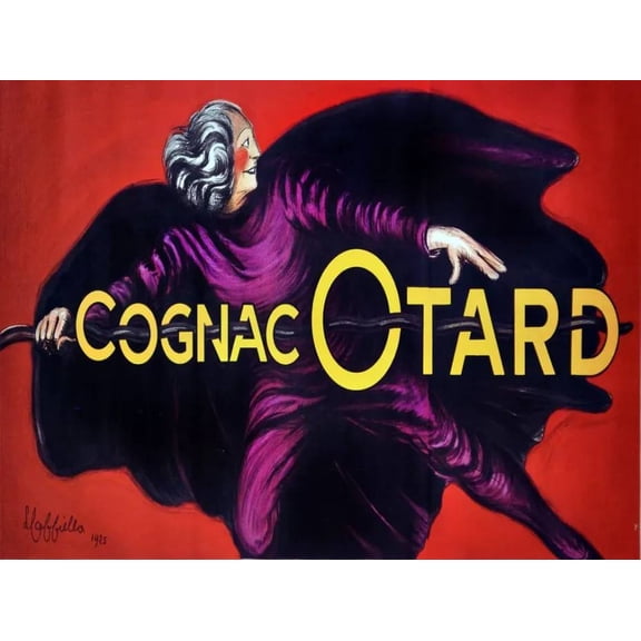 Cognac Otard Advertisement Decoraative Poster. Home Graphic Art Design. 11 x 17 Inch Poster