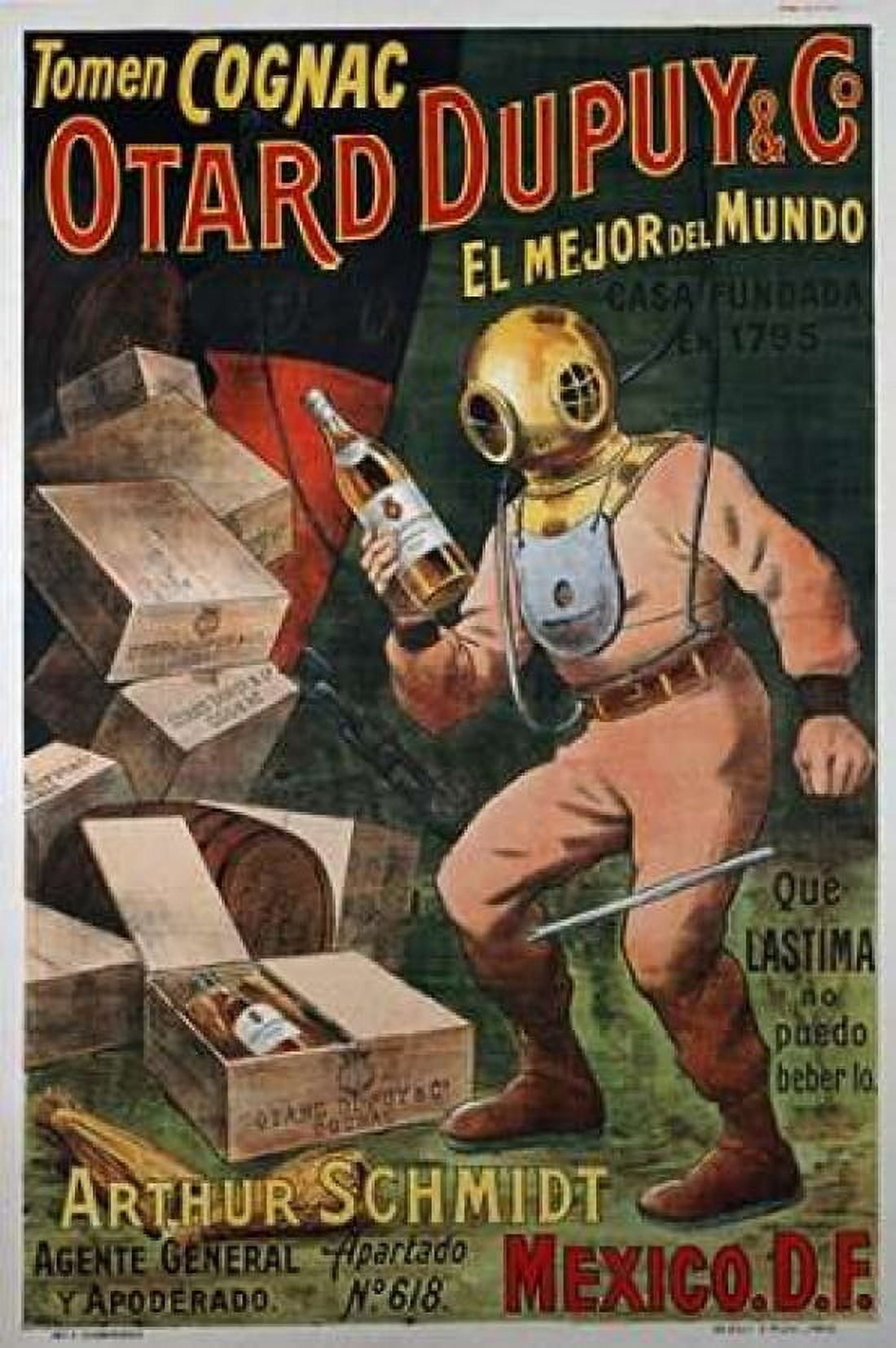 Cognac Otard Dupuy and Co Canvas Art - Unknown (20 x 28)