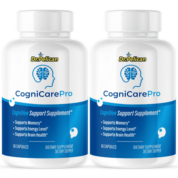 CogniCare Pro- Brain Support- 2 Bottles- 120 Capsules
