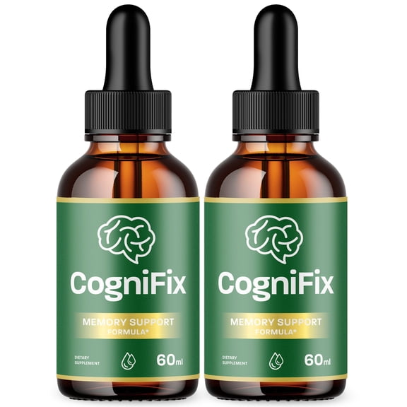 CogniFix Advanced Formula Brain Support Drops Cogni Fix Maximum Strength Supplement 60 Servings
