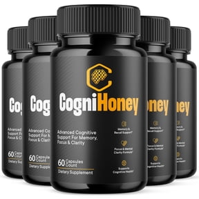 CogniHoney Advanced Formula Brain Support Pills Maximum Strength Supplement Cogni Honey 300 Capsules