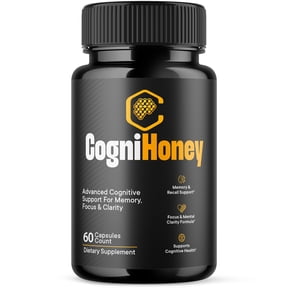 CogniHoney Advanced Formula Brain Support Pills Maximum Strength Supplement Cogni Honey 60 Capsules