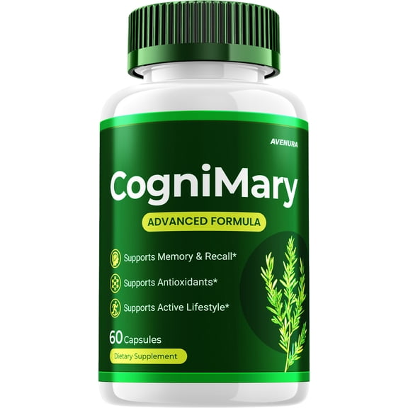 CogniMary Capsules Cogni Mary Pills Advanced Formula Memory and Focus Support, 60 Capsules