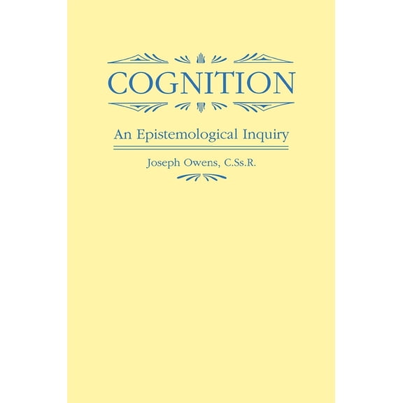Cognition: An Epistemological Inquiry, (Paperback)