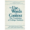 thumbnail image 1 of Cognition and Language: A Psycholinguist The Use of Words in Context: The Vocabulary of Collage Students, (Paperback), 1 of 1