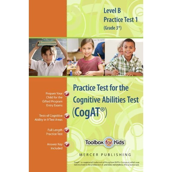 Pre-Owned Cognitive Abilities Test CogAT Multilevel B Book Grade 3* - Practice Test 1 Form 6 by Mercer Publishing 2010 Paperback Paperback Mercer Publishing
