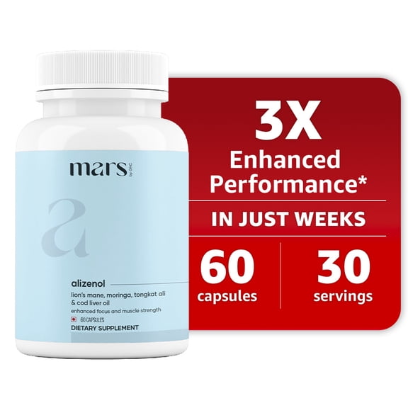 Cognitive Support & Muscle Wellness Supplement |Powered by Alizenol |Muscle Recovery & Strength 60 Capsules Pack Of 1