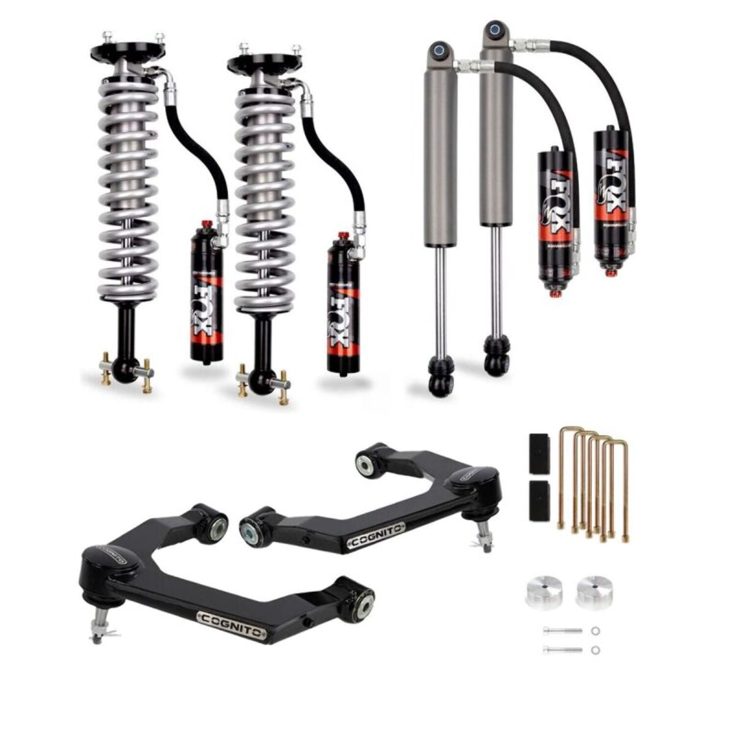 Cognito 19-25 Chevy Silverado 1500 3in Elite Leveling Kit w/ Fox PS 2.0 IFP