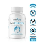 Cognitune NuClarity Nootropic Brain Supplements for Memory and Focus, Mental Clarity with Ginkgo Biloba, Phosphatidylserine, Alpha Gpc, Bacopa, Rhodiola, Huperzine A, Dietary Supplements - 60 Capsules