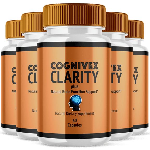 Cognivex Clarity Advanced Nootropic Supplement Natural Brain Function Support 300 Capsules