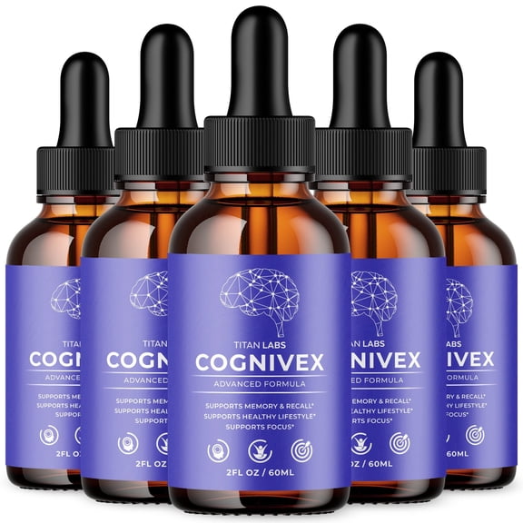 Cognivex Drops Advanced Formula Brain Support Supplement Cogni Vex 150 Servings