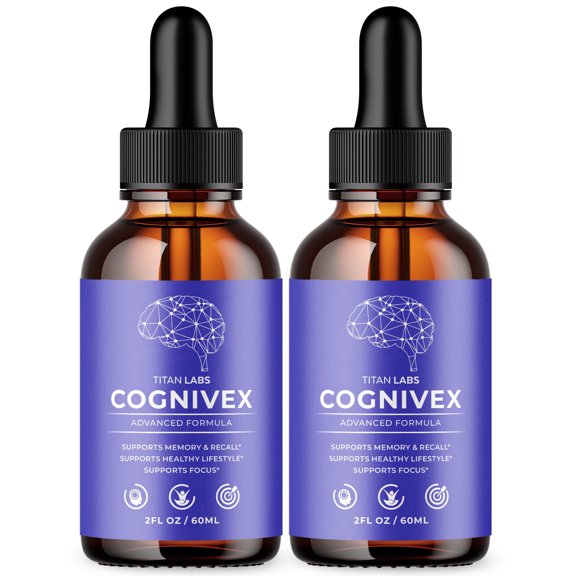 Cognivex Drops Advanced Formula Brain Support Supplement Cogni Vex 60 Servings