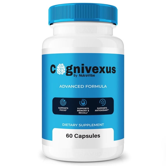 Cognivexus Pills Daily Formula with a Natural Blend to Help Maintain Focus, Memory & Concentration | Clean, Gentle, Easy-to-Swallow Capsules for Everyday Sharpness (60 Capsules)