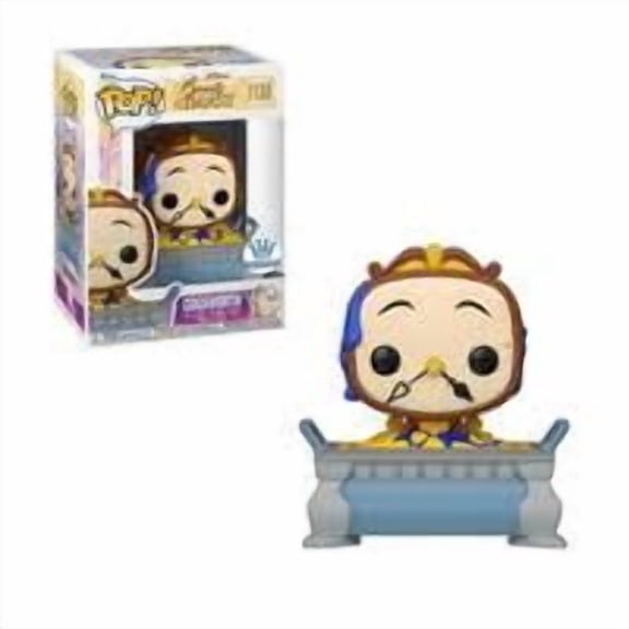Cogsworth 1138 Exclusive Funko Pop With Protector Beauty and the Beast Disney