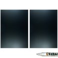 thumbnail image 1 of Cohas 2 Pack Eco Unframed Black Chalkboards, 5 by 7 inches, White Marker, 1 of 5