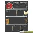 thumbnail image 1 of Cohas Ranch Theme Birthday Milestone Chalkboard, 9 by 12 inches, White Marker, 1 of 6