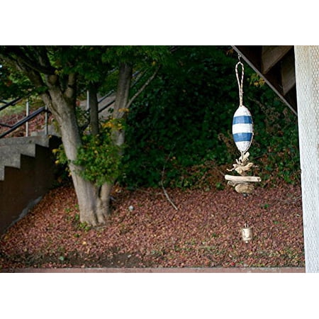 Cohasset Wooden Fish Float Bell, 10-Inch, Assorted