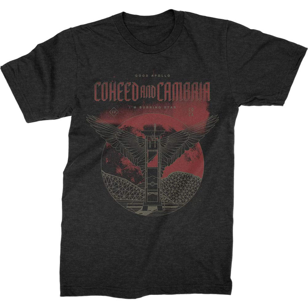 Coheed and Cambria Men s Death Moon Slim Fit T Shirt S Walmart