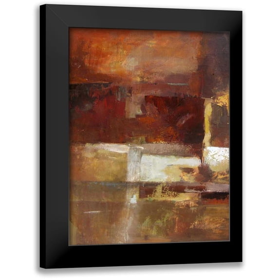 Cohen, Marietta 12x14 Black Modern Framed Museum Art Print Titled - Earth Tones I