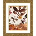 thumbnail image 1 of Cohen, Marietta 19x24 Gold Ornate Wood Framed with Double Matting Museum Art Print Titled - Modern Flowers II, 1 of 4