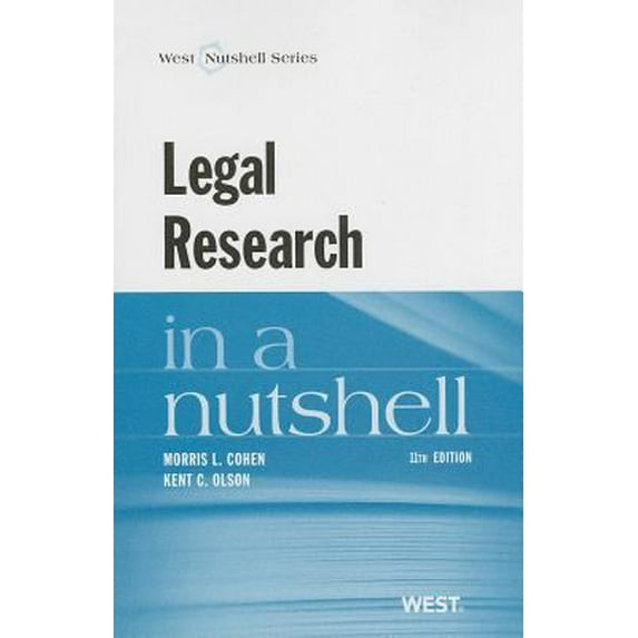 Pre-Owned Legal Research in a Nutshell (Nutshells) (Paperback) 0314286659 9780314286659