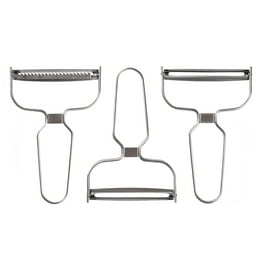OXO Good Grips 3 Piece Y Peeler Set Straight Julienne Serrated Peelers and  Potato Masher 