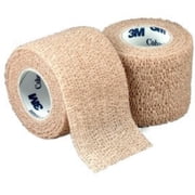 Cohesive Bandage 3M Coban 1" X 5 Yard Standard Compression Selfadherent Closure Tan NonSterile