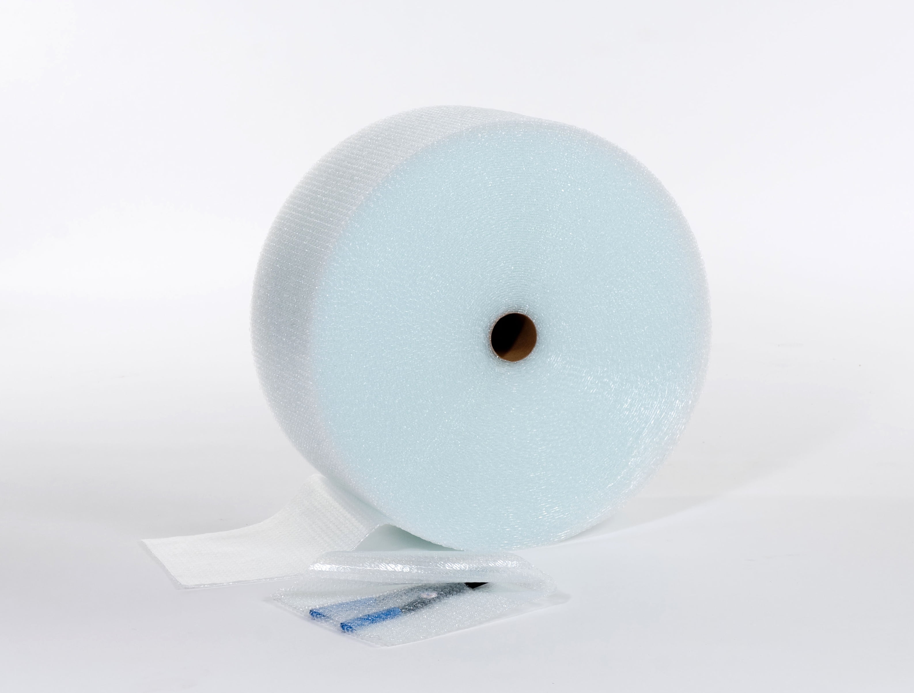Cohesive Bubble Rolls 3/16" 48" x 300' Slit 24" Perfed 12" 2 Rolls