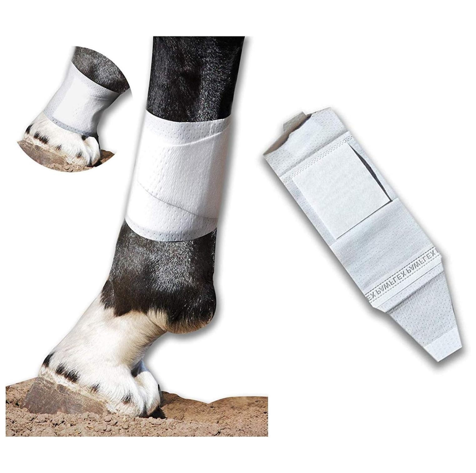 Cohesive wrap Alternative BandaFlex Horse Bandages for Lower Leg Great