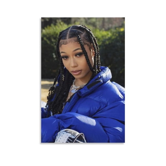 Coi Leray Rap Singer Poster (206) Canvas Wall Art Prints Poster Gifts Photo Picture Painting Posters Room Decor Home Decorative 16x24inch(40x60cm)