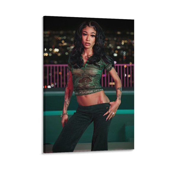 Coi Leray Rap Singer Poster (41) Canvas Wall Art Prints Poster Gifts Photo Picture Painting Posters Room Decor Home Decorative 12x18inch(30x45cm)