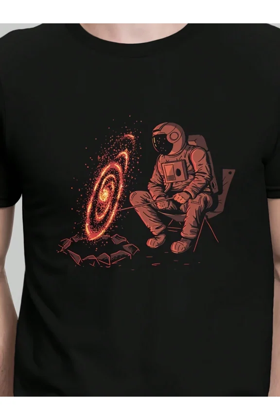 Coic Camping Astronaut Galaxy Uni T-Shirt