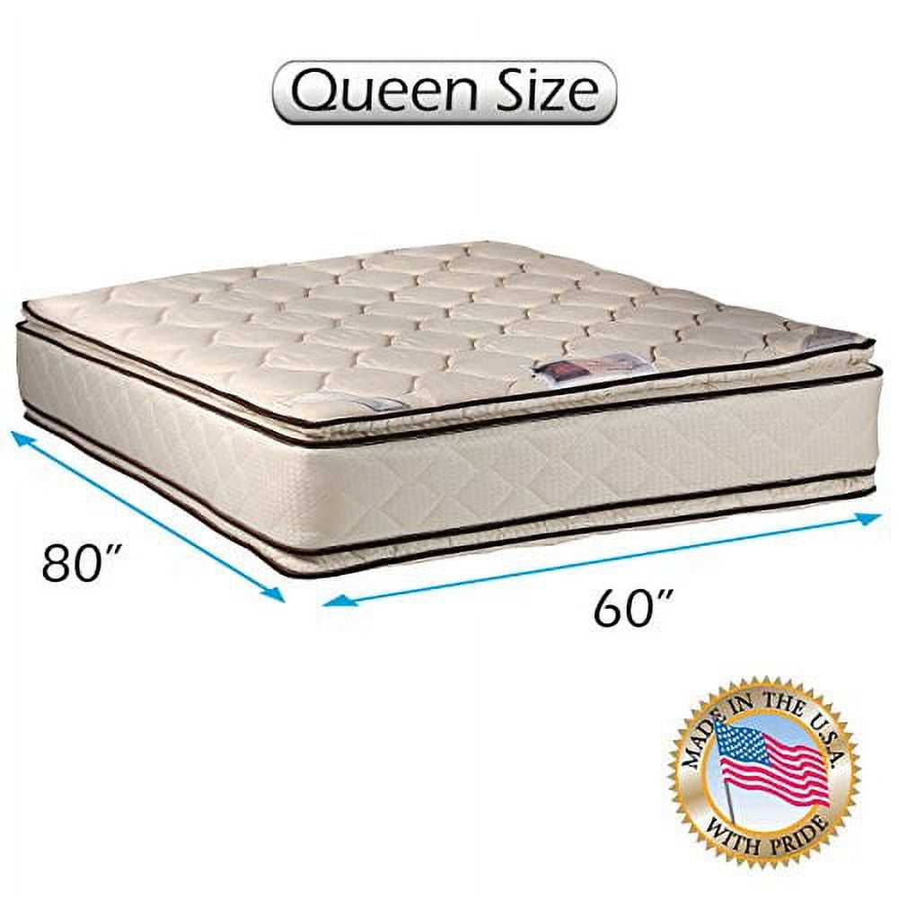 Coil Comfort Pillow Top Mattress Only (Queen) DoubleSided Sleep System