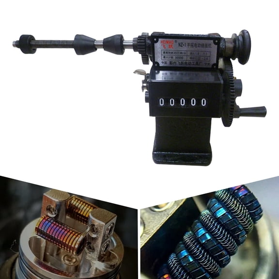 Coil Counting and Winding Machine High-quality Dual-Purpose Hand Coil Counting Manual Winding Machine 9.7x9x18cm
