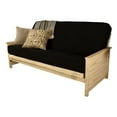 thumbnail image 1 of Coil Hinged Full-size Futon Mattress in Black-Frame Not Included, 1 of 4