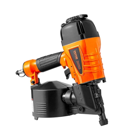 Coil Siding Nailer CN65 15 Degree Pneumatic Nail Gun 1.25 to 2.5 Inch Tool Less Depth Adjustment 70 120 PSI for Siding Pallet Sheathing Wood Fencing Decking