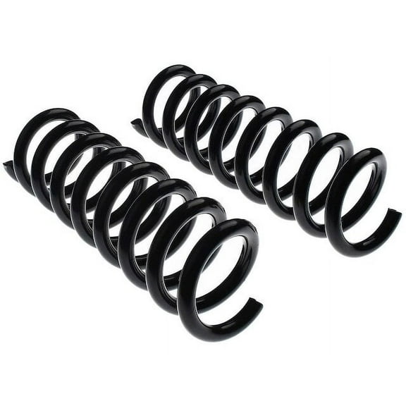 Coil Spring Set 2 - Compatible with 2006 - 2009 Mercedes-Benz CLK350 Base 3.5L V6 2007 2008
