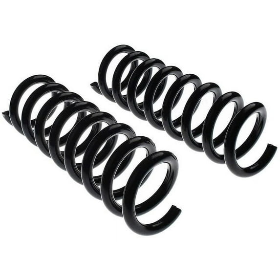 Coil Spring Set 2 - Compatible with 2006 - 2009 Mercedes-Benz CLK350 Base 3.5L V6 2007 2008