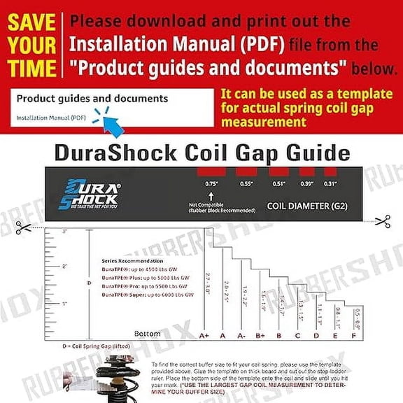 Coil Spring Spacer for Vehicle, Comes with Different Series for Different Loading Weight, Front Rear Shock Absorber (CSB, B)