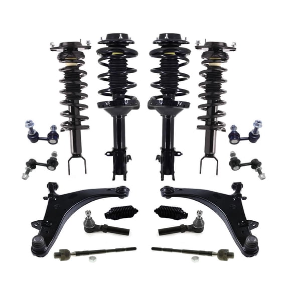 Coil Spring Struts Control Arms Ball J Rods Links for 06-14 Subaru Tribeca 16pc